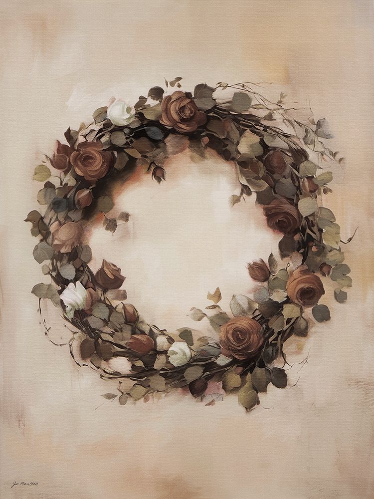Timeless Wreath art print by Jo Moulton for $57.95 CAD