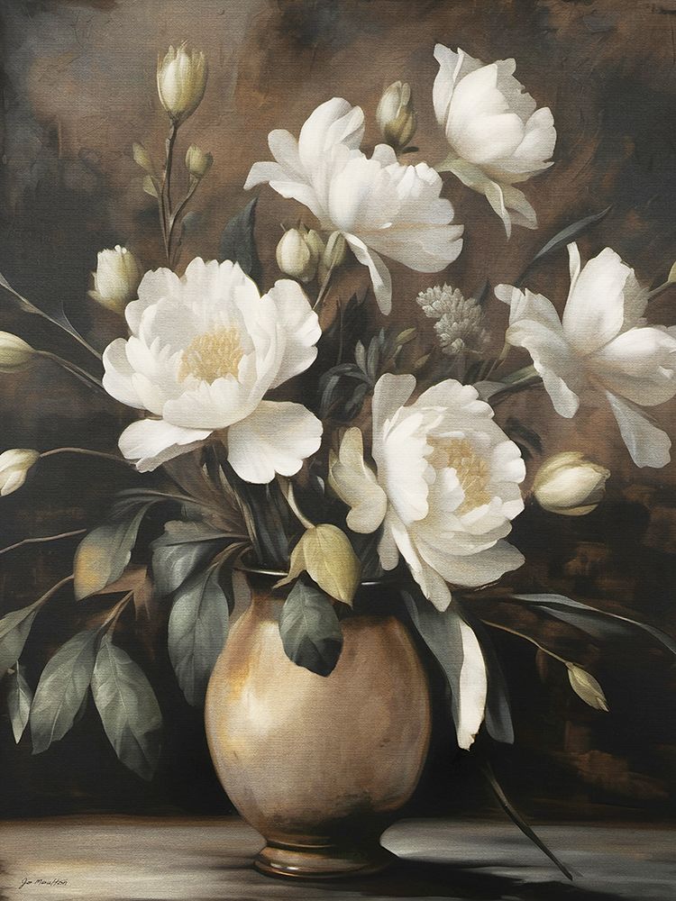 Cottage Peonies art print by Jo Moulton for $57.95 CAD