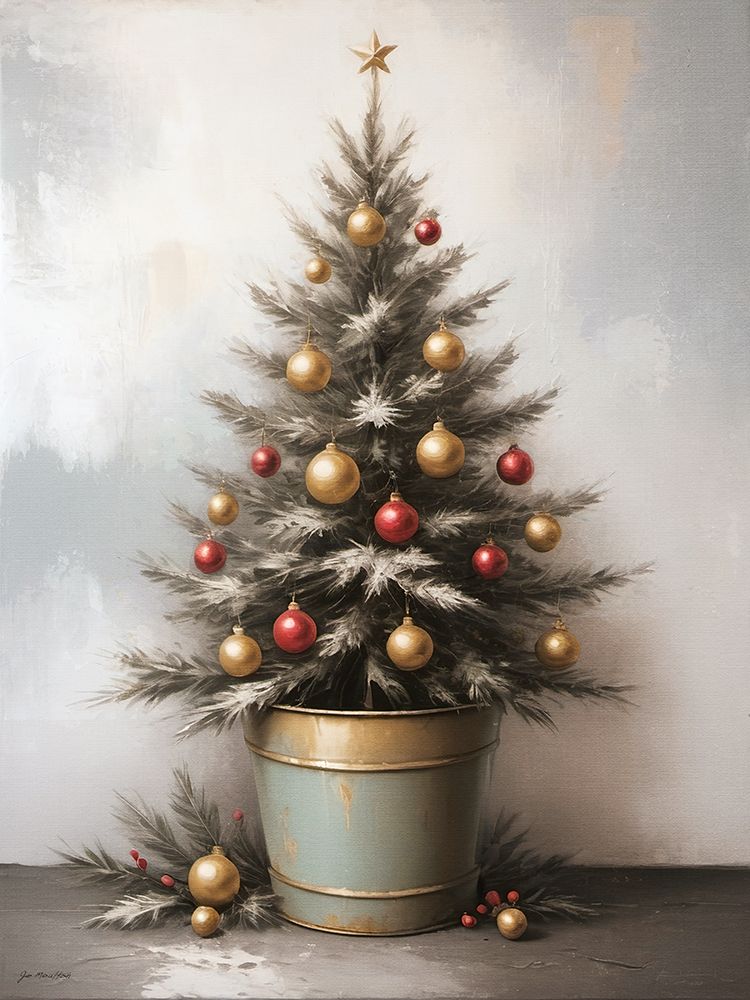 Farmhouse Festive art print by Jo Moulton for $57.95 CAD
