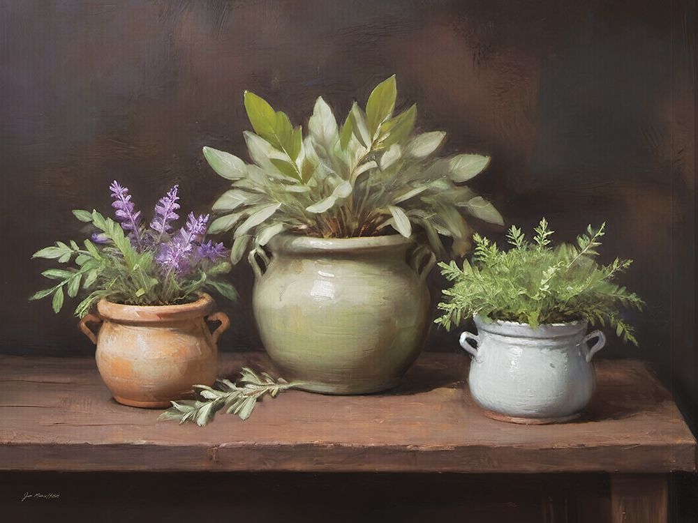 Fresh Herbs art print by Jo Moulton for $57.95 CAD