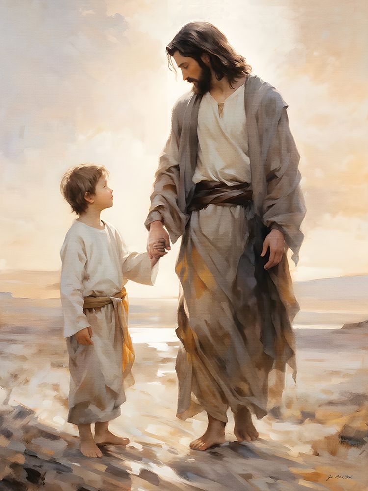 Walk with Him 2 art print by Jo Moulton for $57.95 CAD