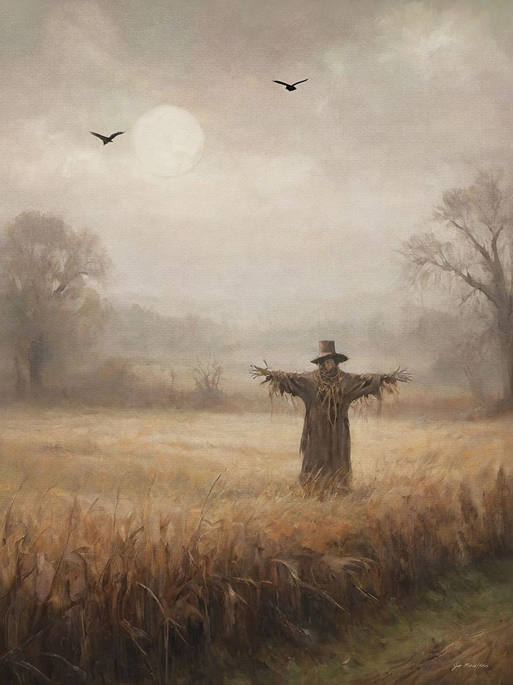 Scarecrow at Dusk art print by Jo Moulton for $57.95 CAD