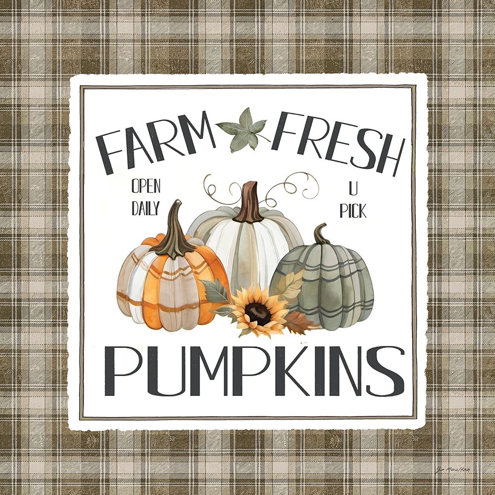 Farm Fresh Pumpkins art print by Jo Moulton for $57.95 CAD