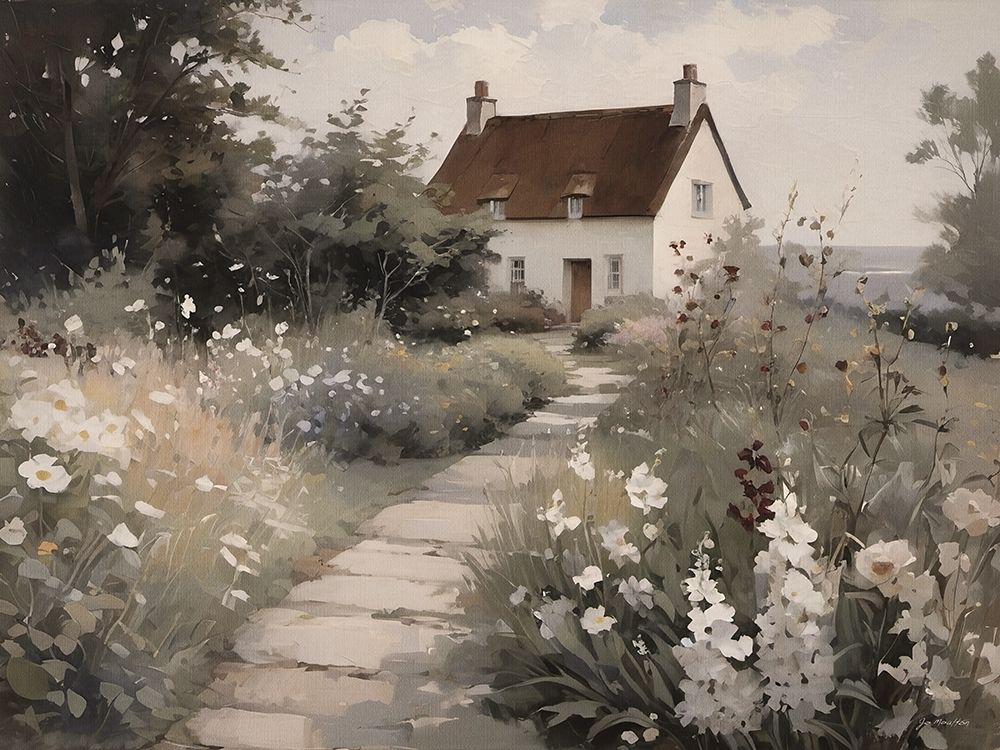 Serene Garden art print by Jo Moulton for $57.95 CAD