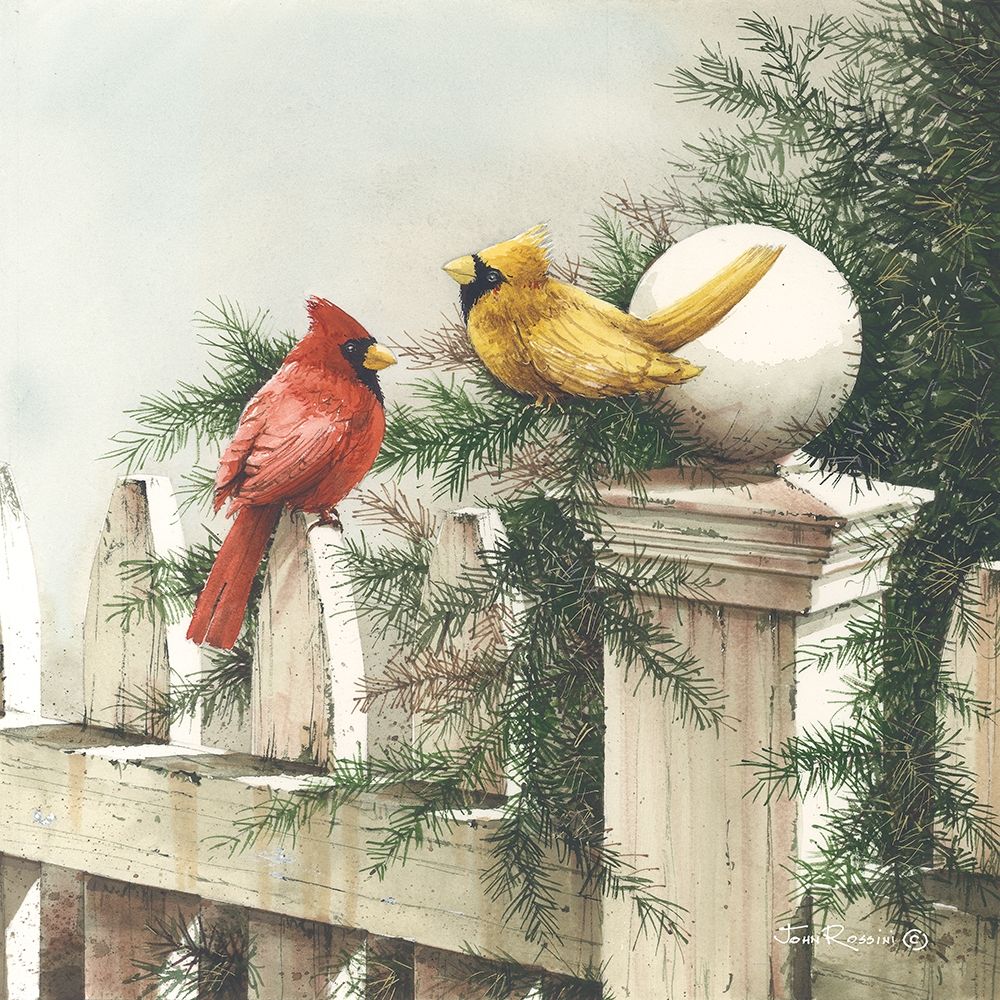 The Fence Sitters art print by John Rossini for $57.95 CAD