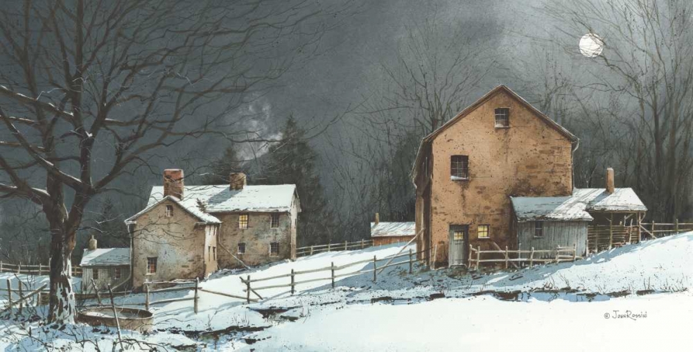 Silent Night art print by John Rossini for $57.95 CAD