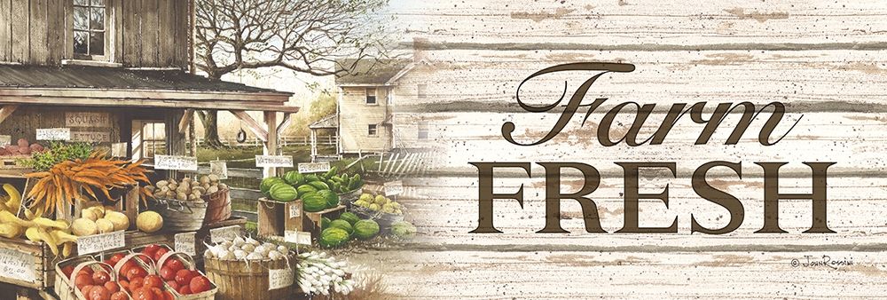Farm Fresh art print by John Rossini for $57.95 CAD
