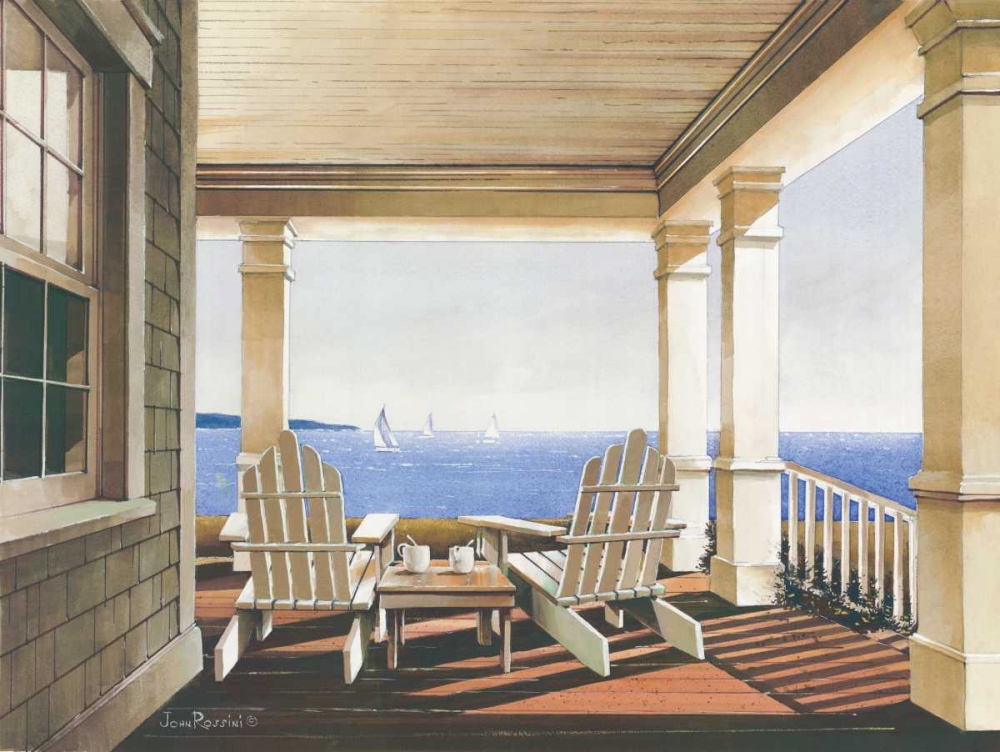 Veranda View art print by John Rossini for $57.95 CAD