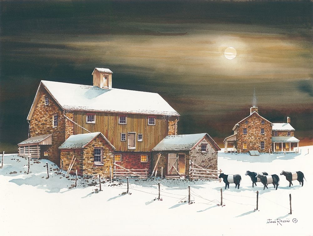 Wolf Moon art print by John Rossini for $57.95 CAD