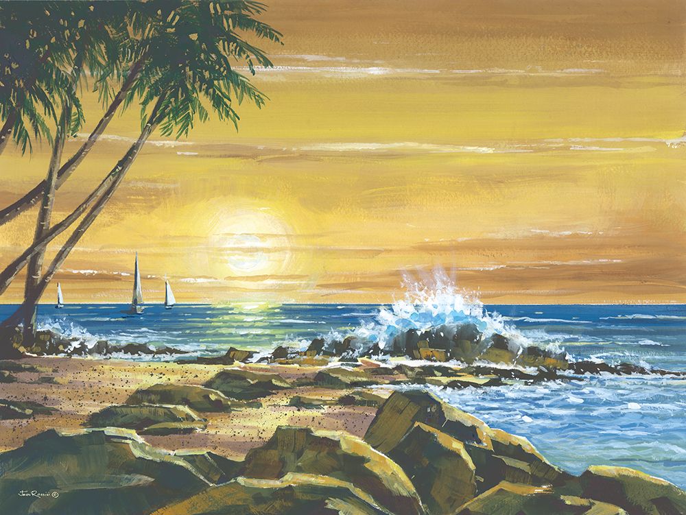 Sunset art print by John Rossini for $57.95 CAD