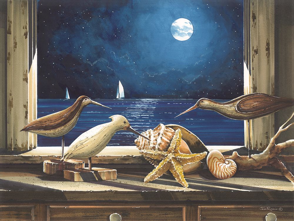 Moonlight Menagerie art print by John Rossini for $57.95 CAD