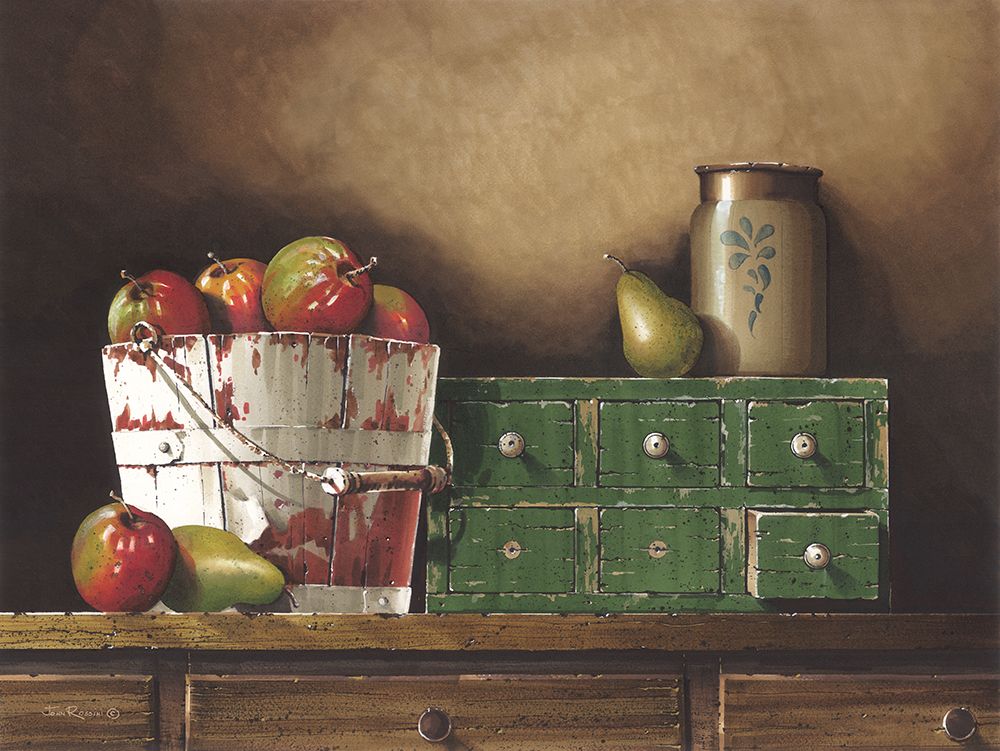 Apples And Pears art print by John Rossini for $57.95 CAD