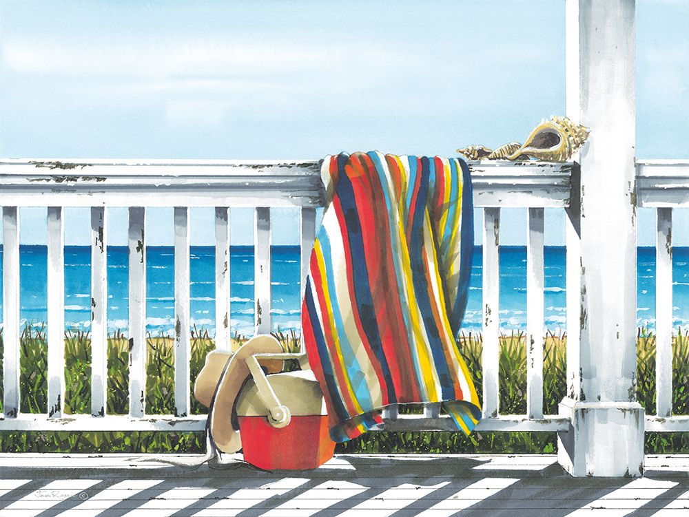 Beach Things art print by John Rossini for $57.95 CAD