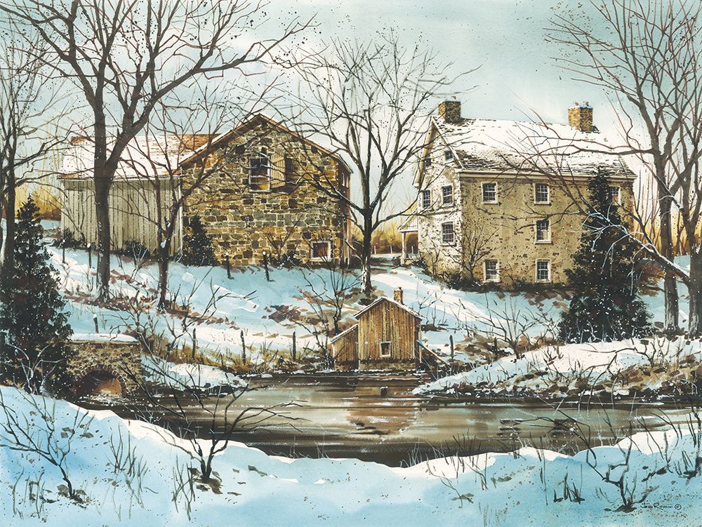 The Ice House art print by John Rossini for $57.95 CAD