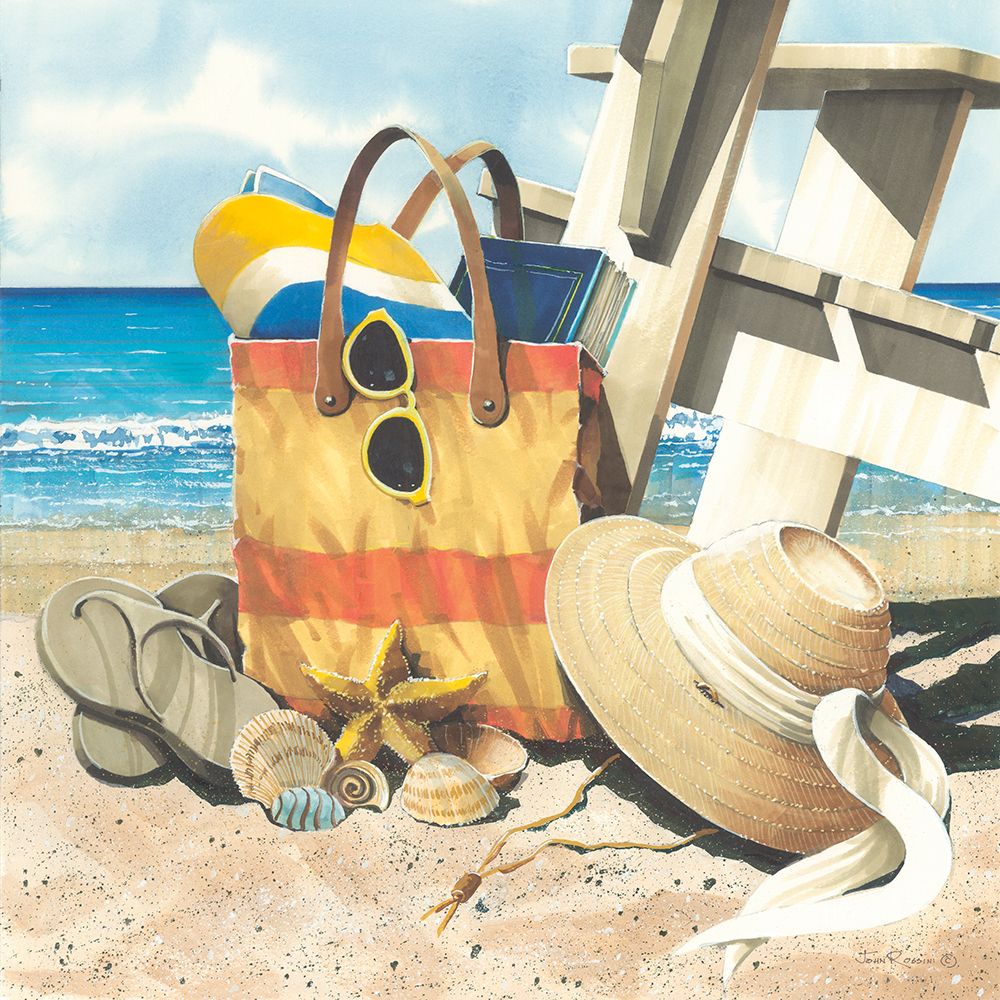 At the Beach art print by John Rossini for $57.95 CAD