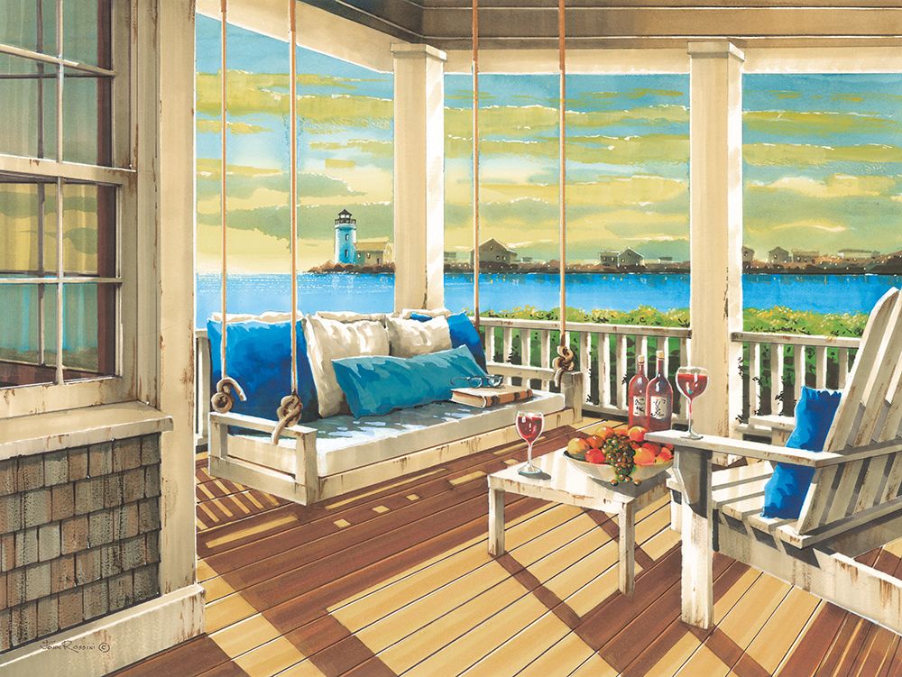 Sunset Conversations art print by John Rossini for $57.95 CAD