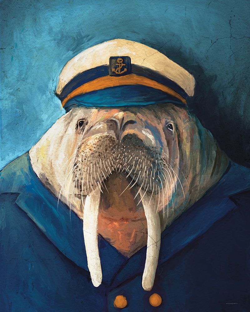 Captain Russ art print by Kamdon Kreations for $57.95 CAD