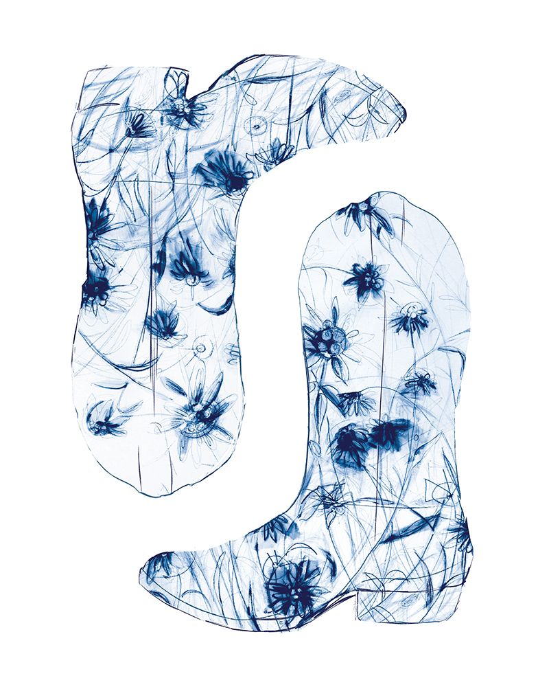 Theres a Flower in My Boot art print by Kamdon Kreations for $57.95 CAD