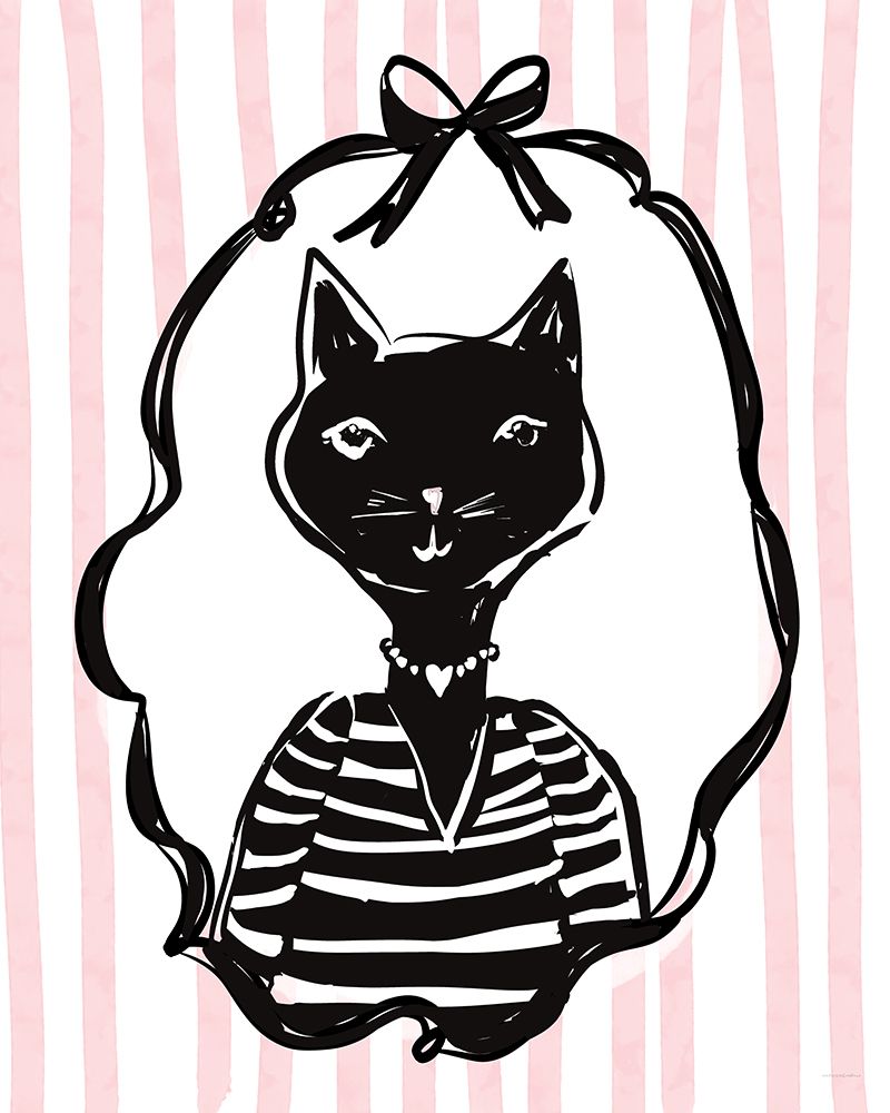 Meow de la Mode art print by Kamdon Kreations for $57.95 CAD