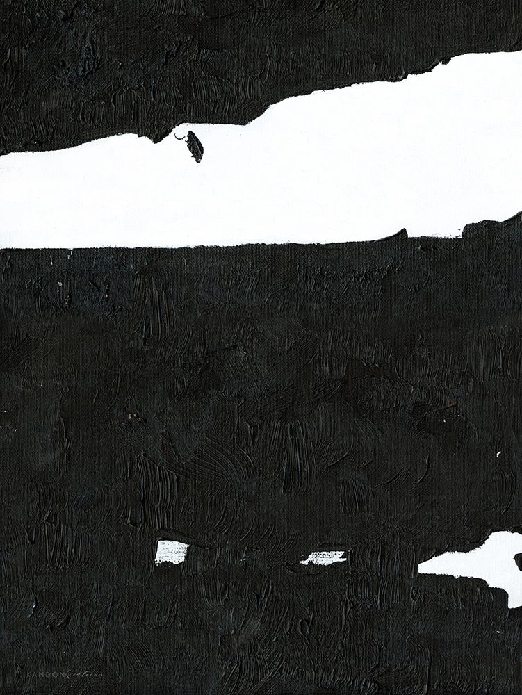 Black And White Abstract 4 art print by Kamdon Kreations for $57.95 CAD