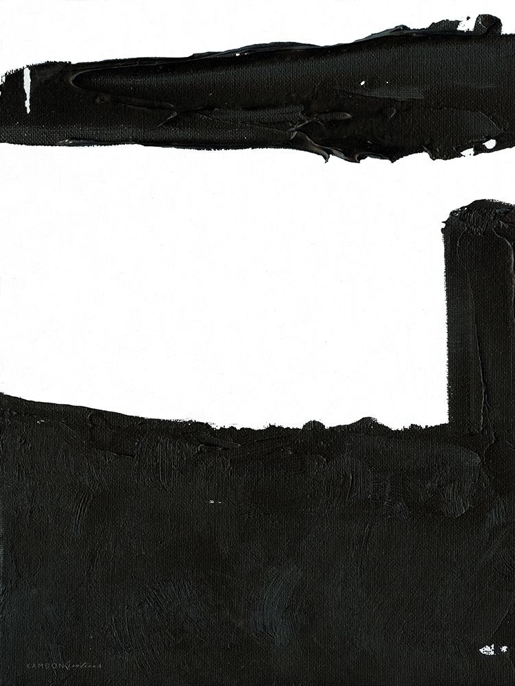 Black And White Abstract 5 art print by Kamdon Kreations for $57.95 CAD