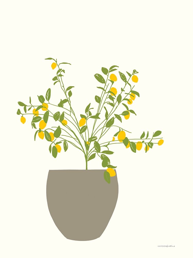 Lemon Tree art print by Kamdon Kreations for $57.95 CAD