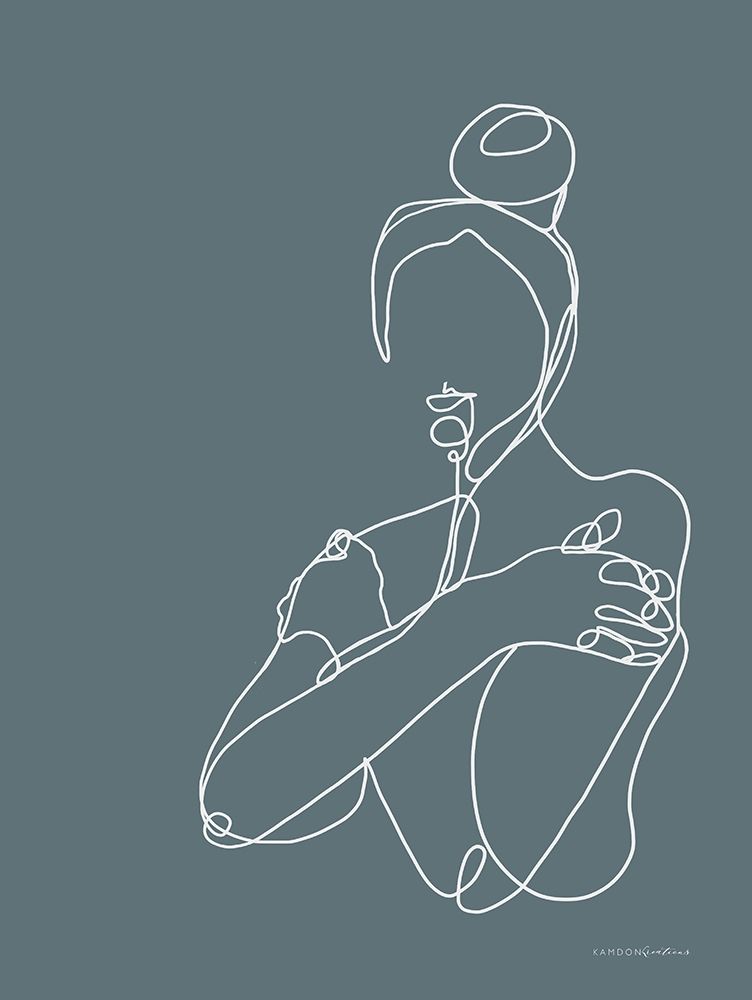 Messy Bun art print by Kamdon Kreations for $57.95 CAD
