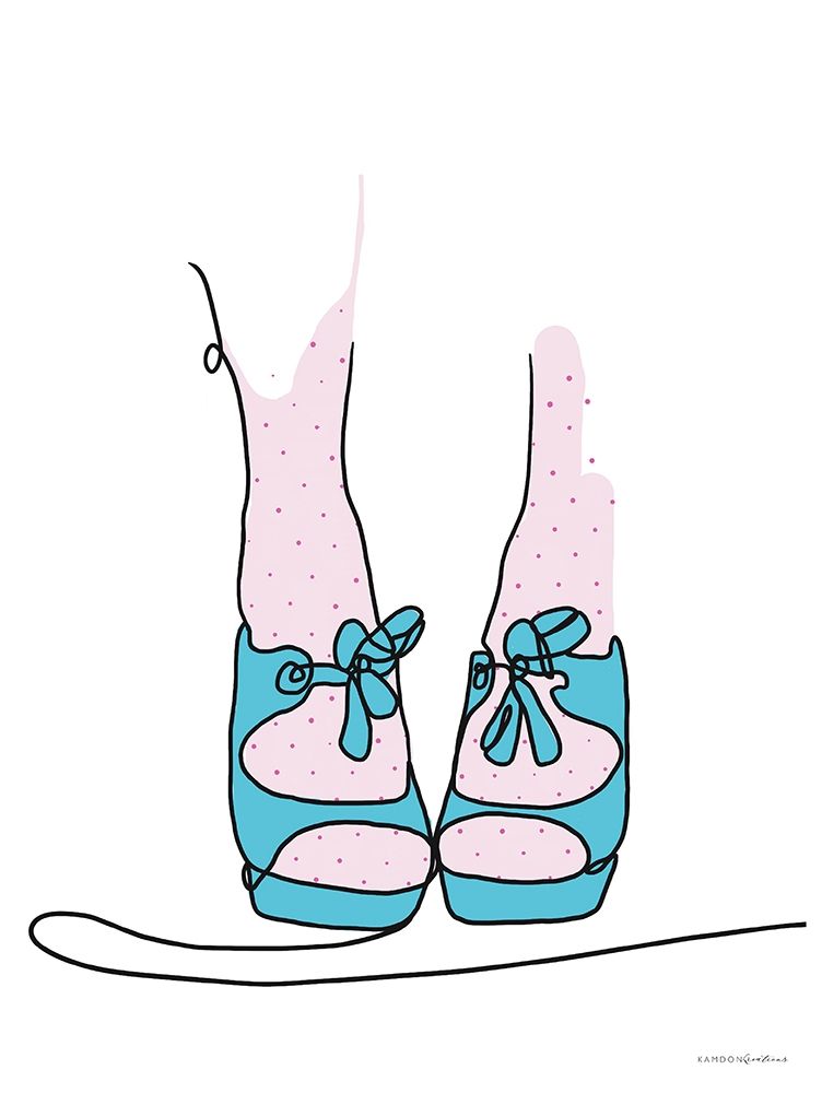 Dream on Your Feet art print by Kamdon Kreations for $57.95 CAD