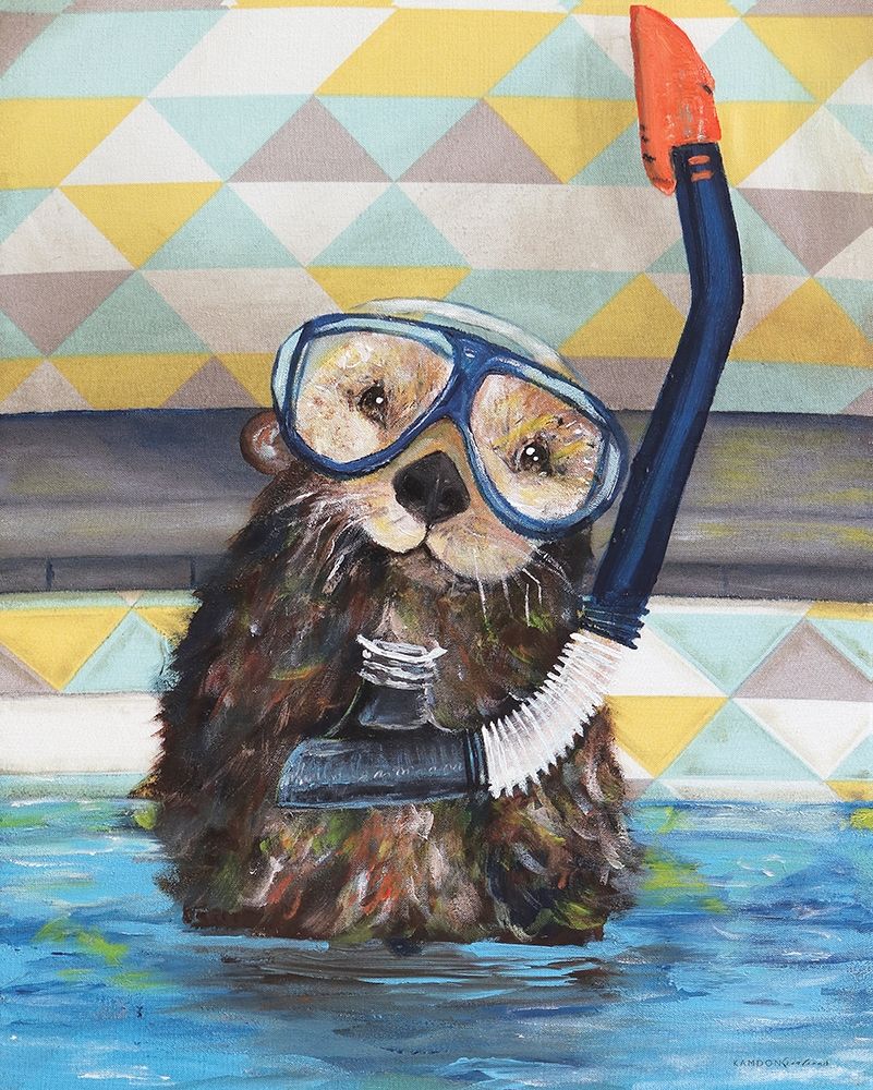 Scuba Training art print by Kamdon Kreations for $57.95 CAD