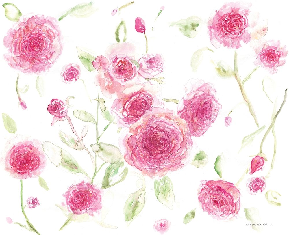 Pink Poises art print by Kamdon Kreations for $57.95 CAD