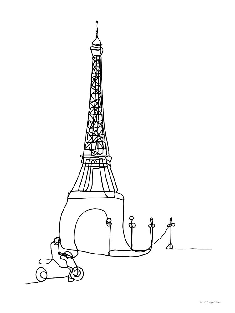 Vespa Ride art print by Kamdon Kreations for $57.95 CAD