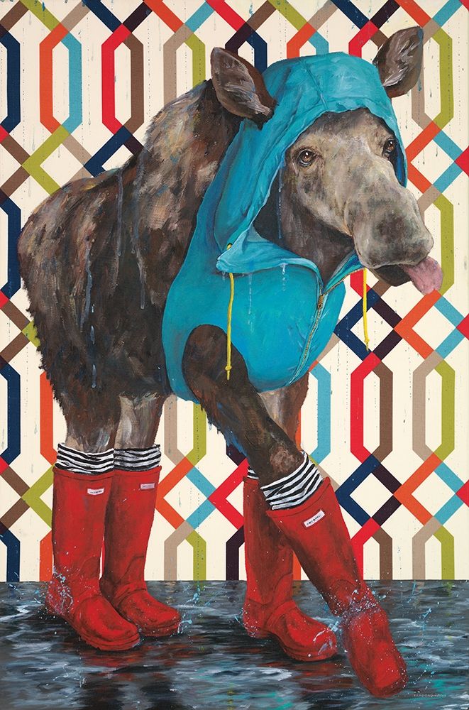 Prancing in the Rain art print by Kamdon Kreations for $57.95 CAD