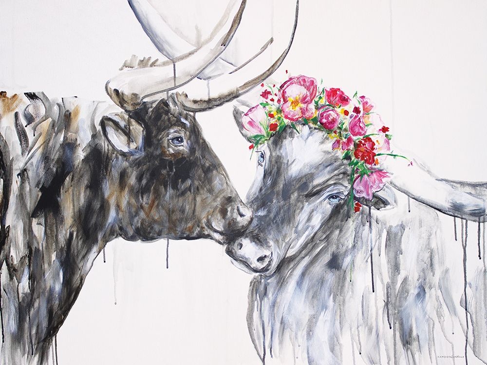 Wyatt and Willowdeen art print by Kamdon Kreations for $57.95 CAD