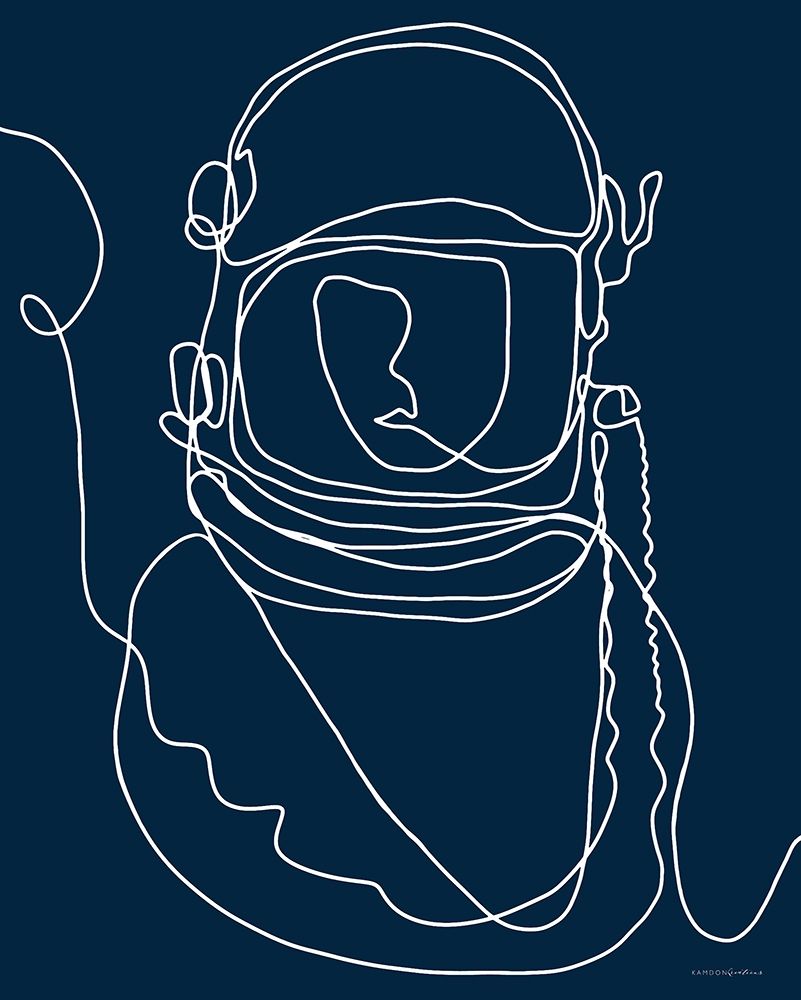 Lines in Space 2 art print by Kamdon Kreations for $57.95 CAD
