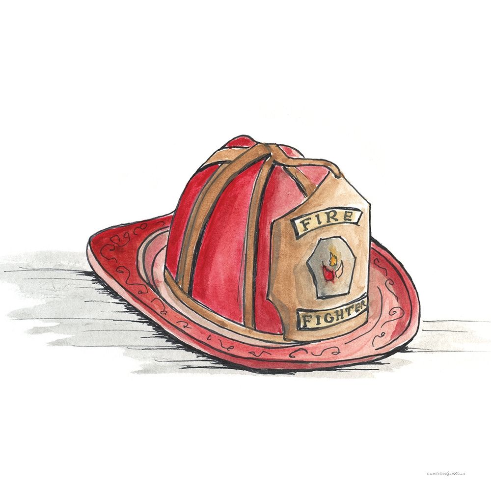 Hero Helmet art print by Kamdon Kreations for $57.95 CAD