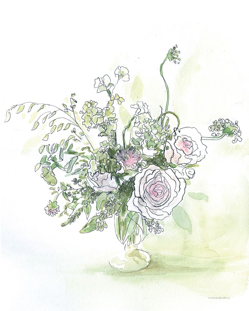 Rise and Rose art print by Kamdon Kreations for $57.95 CAD