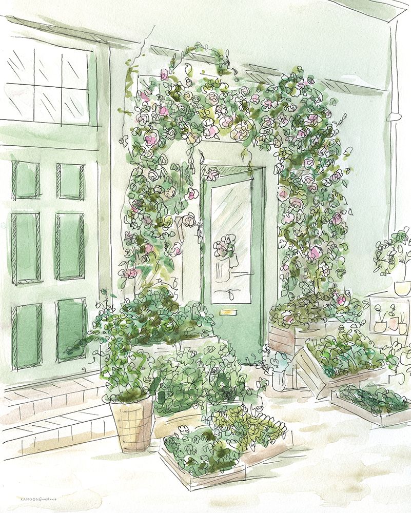 All the Green Things art print by Kamdon Kreations for $57.95 CAD