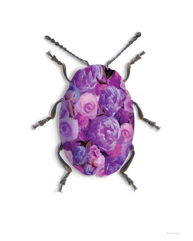 Purple Camo art print by Kamdon Kreations for $57.95 CAD