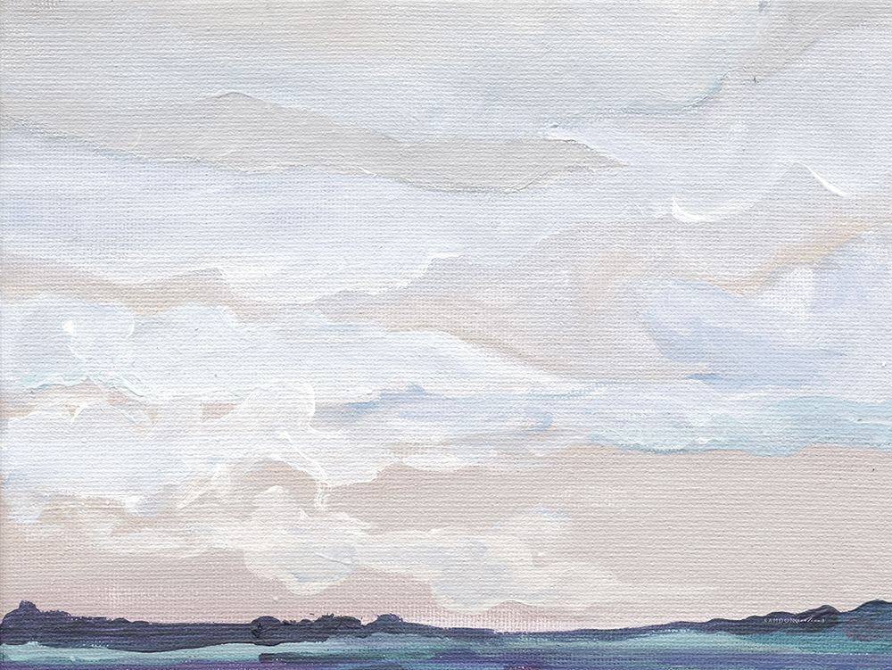Blueish Feeling art print by Kamdon Kreations for $57.95 CAD