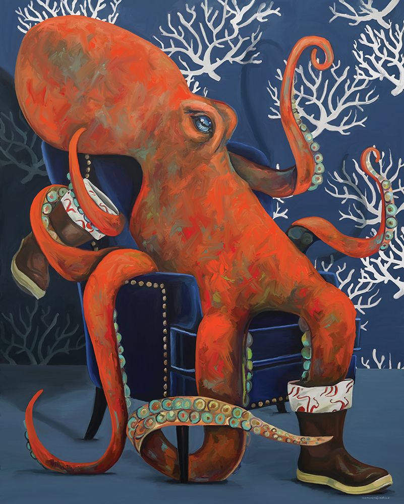 Octo-tuffs art print by Kamdon Kreations for $57.95 CAD
