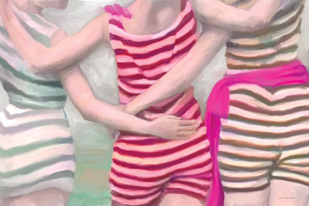 Bathing Beauties art print by Kamdon Kreations for $57.95 CAD