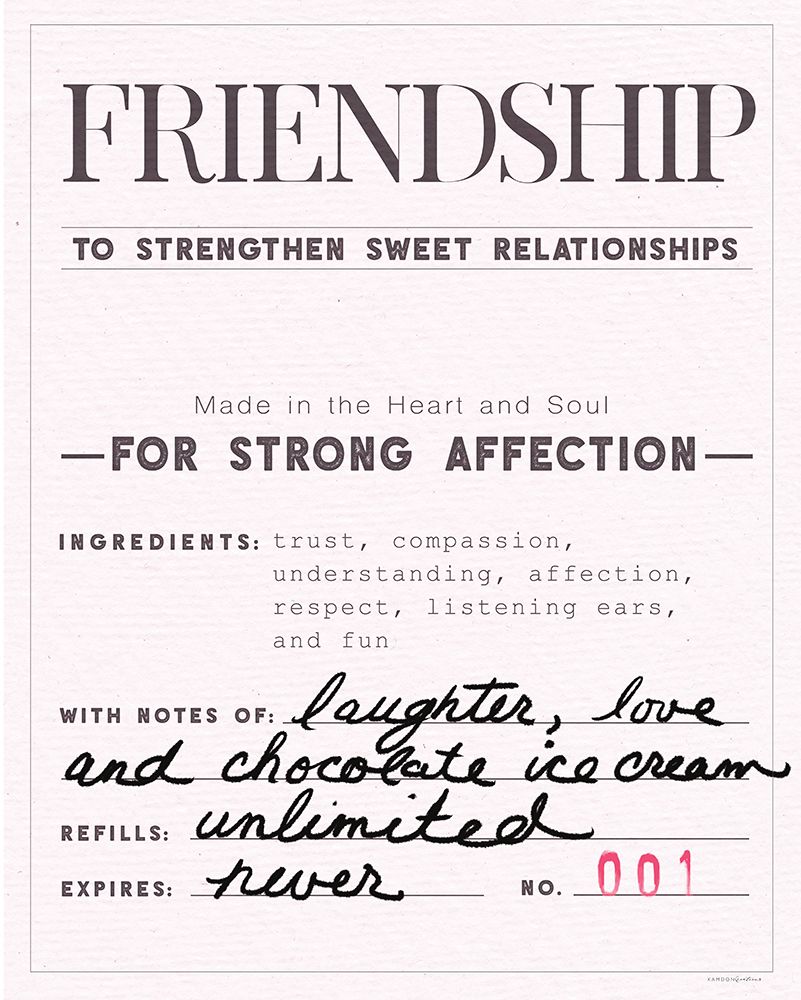 Friendship art print by Kamdon Kreations for $57.95 CAD