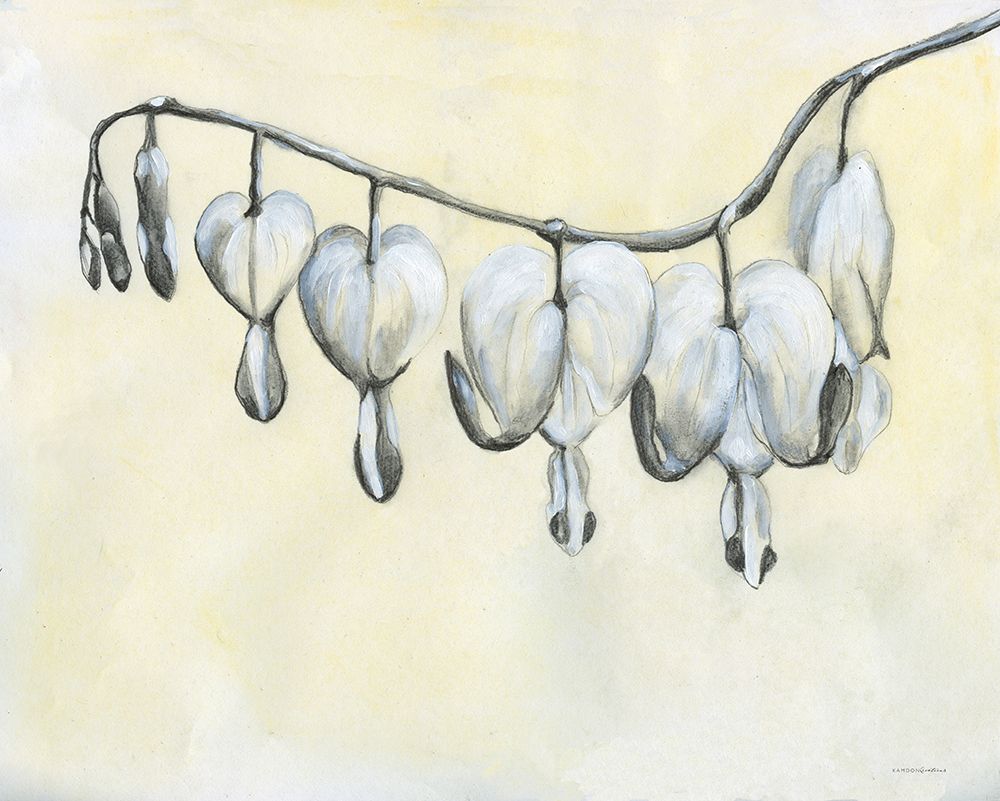 Bleeding Heart art print by Kamdon Kreations for $57.95 CAD