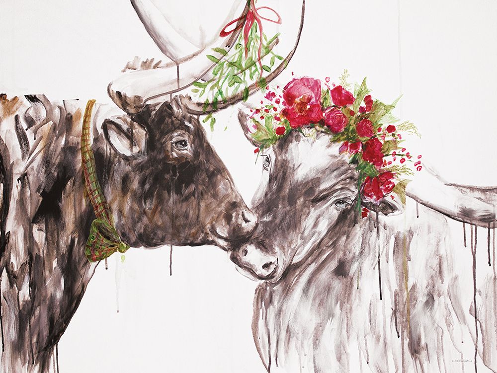 Under the Mistletoe art print by Kamdon Kreations for $57.95 CAD