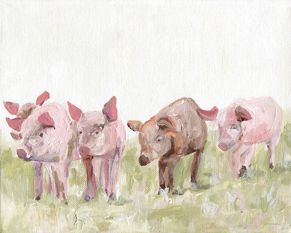 This Little Piggieâ€¦ art print by Kamdon Kreations for $57.95 CAD