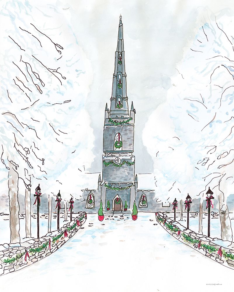 Christmas Eve art print by Kamdon Kreations for $57.95 CAD