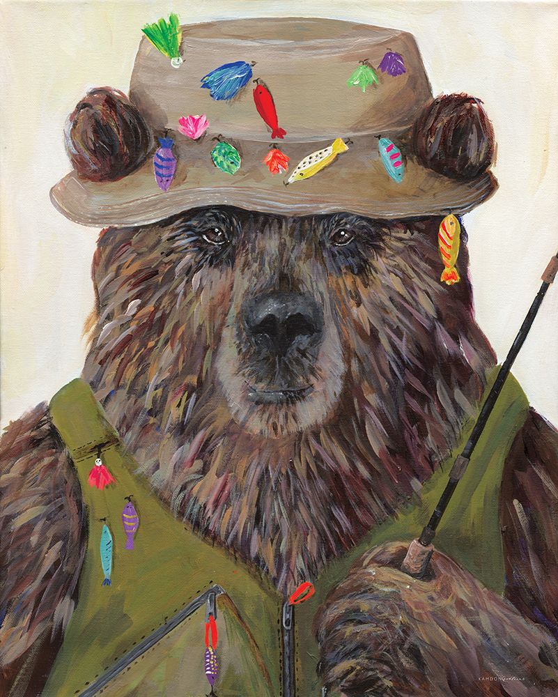 Bear-ly a Bite art print by Kamdon Kreations for $57.95 CAD