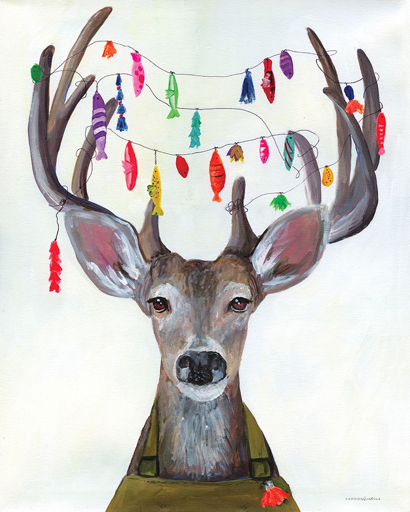 My Dear You Look A-Lure-ing art print by Kamdon Kreations for $57.95 CAD