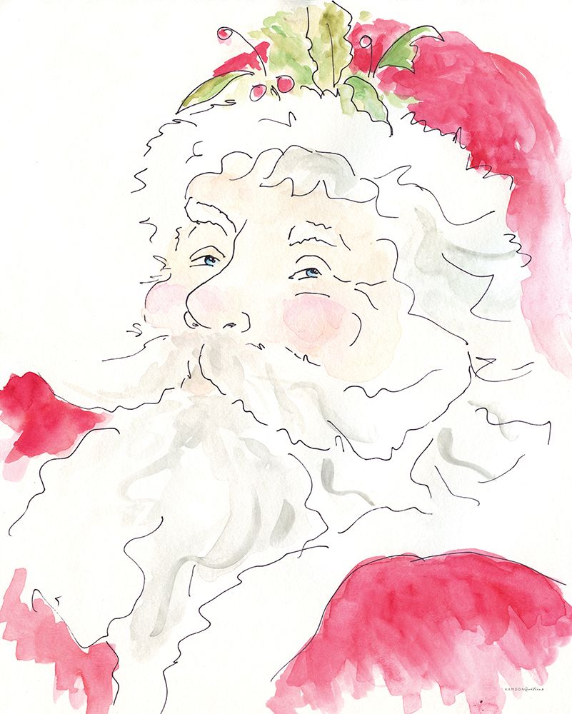 Old St. Nick art print by Kamdon Kreations for $57.95 CAD