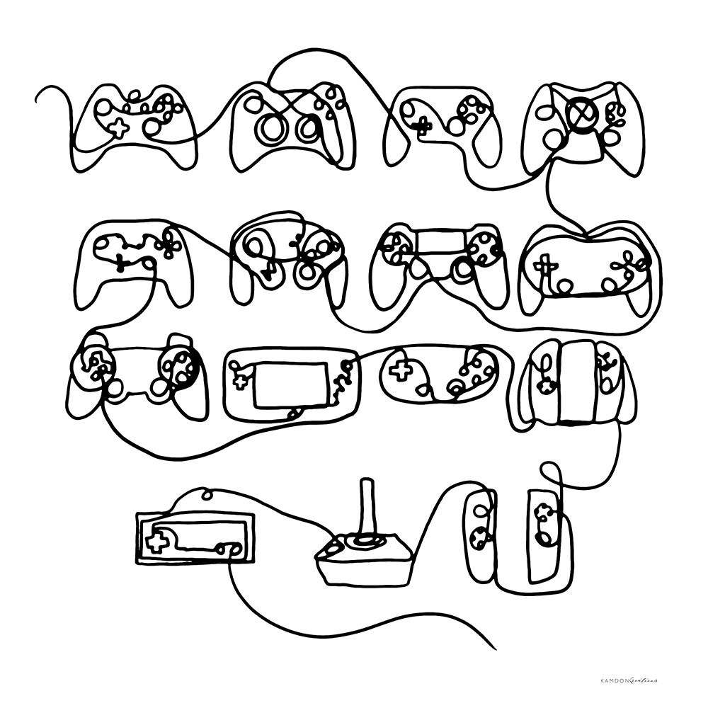 Crazy Electronics art print by Kamdon Kreations for $57.95 CAD